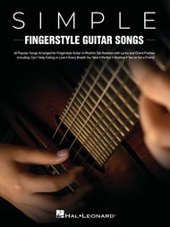 Simple Fingerstyle Guitar Songs Guitar and Fretted sheet music cover